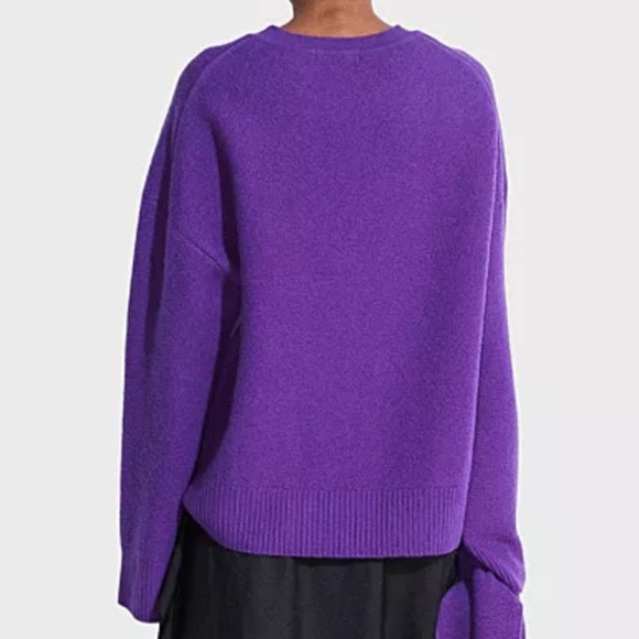 Christian Wijnants Wool Felted Pullover Sweater Orchid Purple Small - Picture 3 of 11